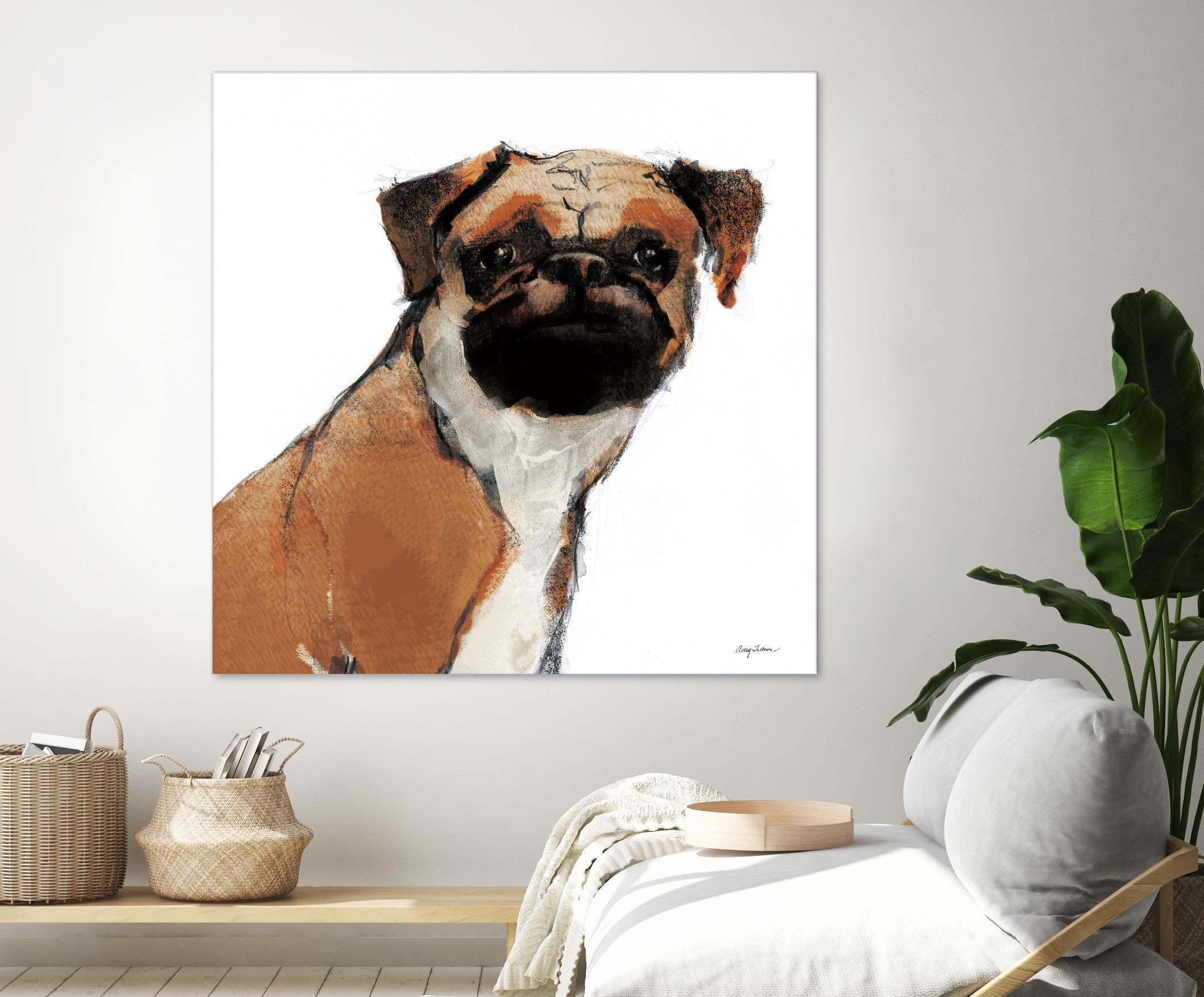 Orpheus Watercolor by Avery Tillmon on GIANT ART - brown animals