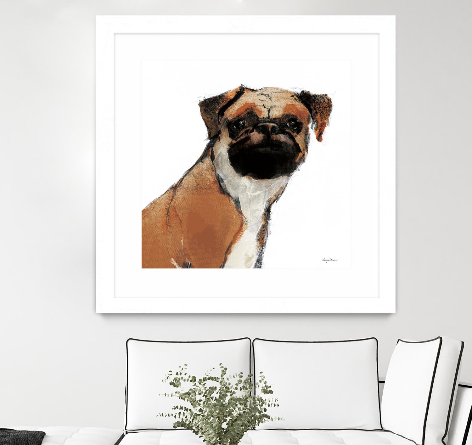 Orpheus Watercolor by Avery Tillmon on GIANT ART - brown animals