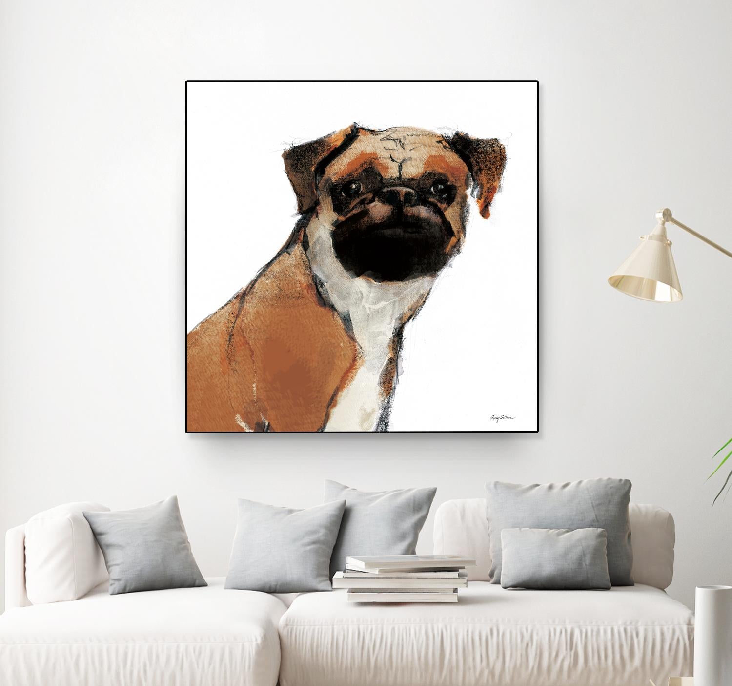 Orpheus Watercolor by Avery Tillmon on GIANT ART - brown animals