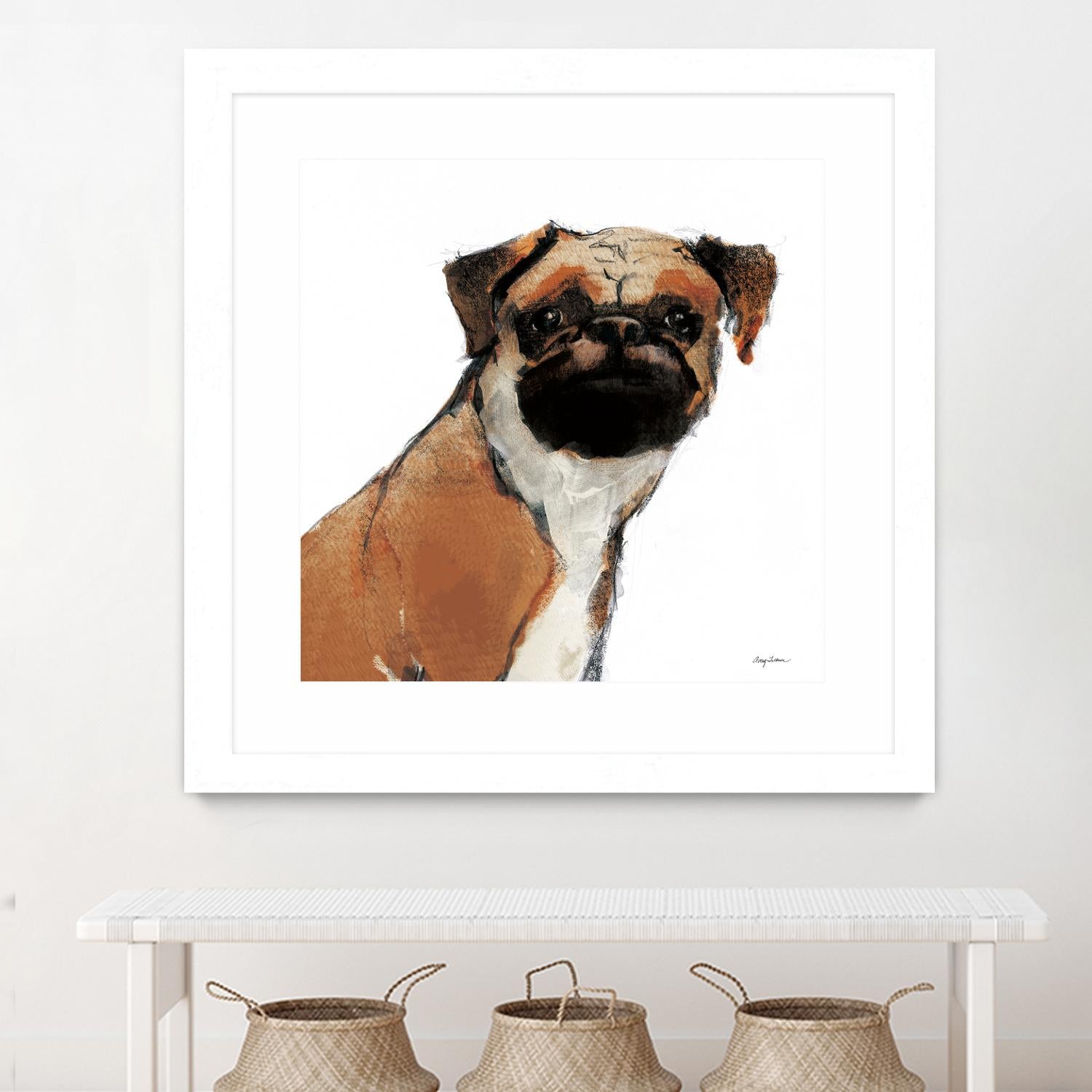 Orpheus Watercolor by Avery Tillmon on GIANT ART - brown animals