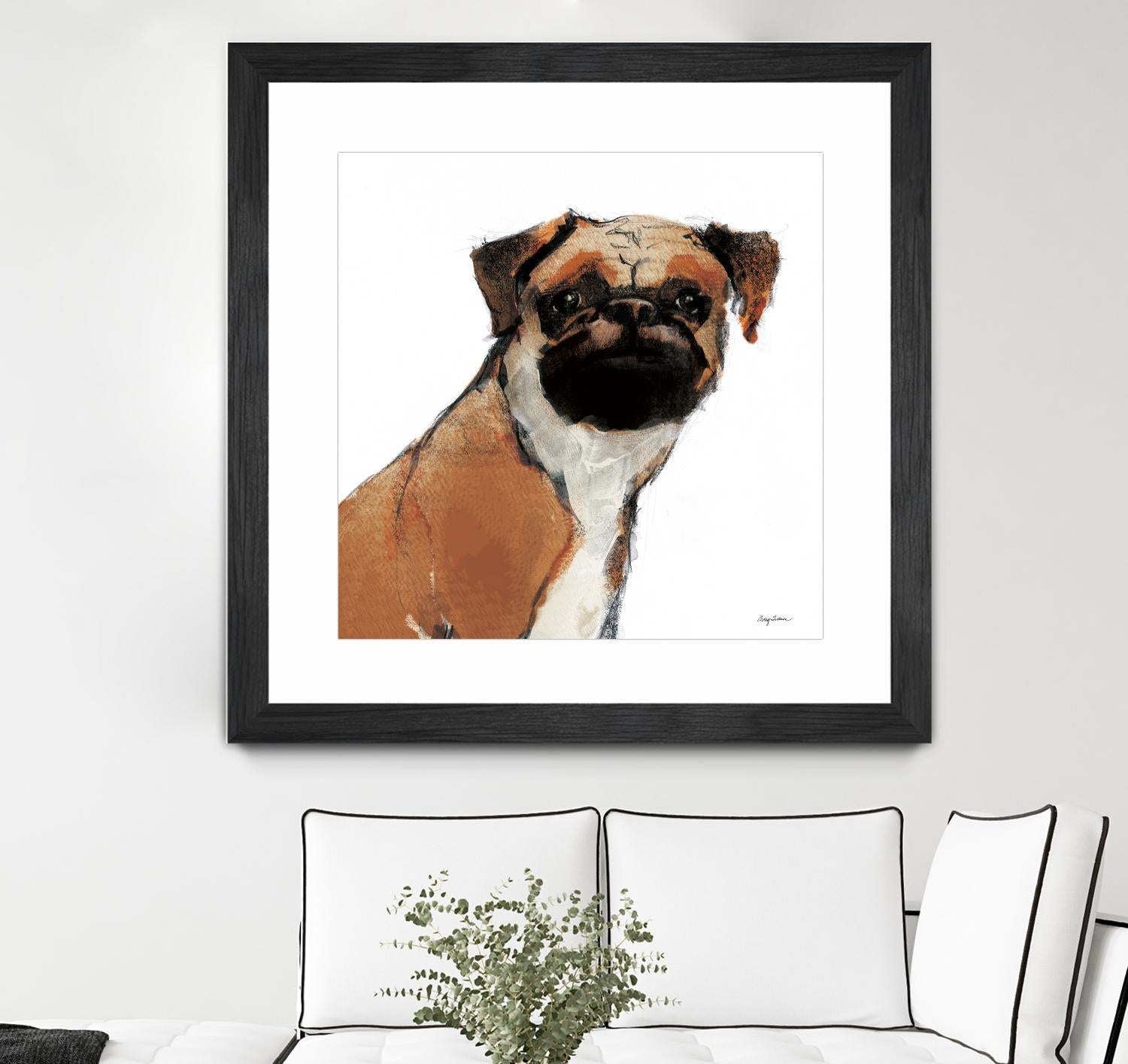 Orpheus Watercolor by Avery Tillmon on GIANT ART - brown animals