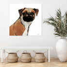 Orpheus Watercolor by Avery Tillmon on GIANT ART - brown animals