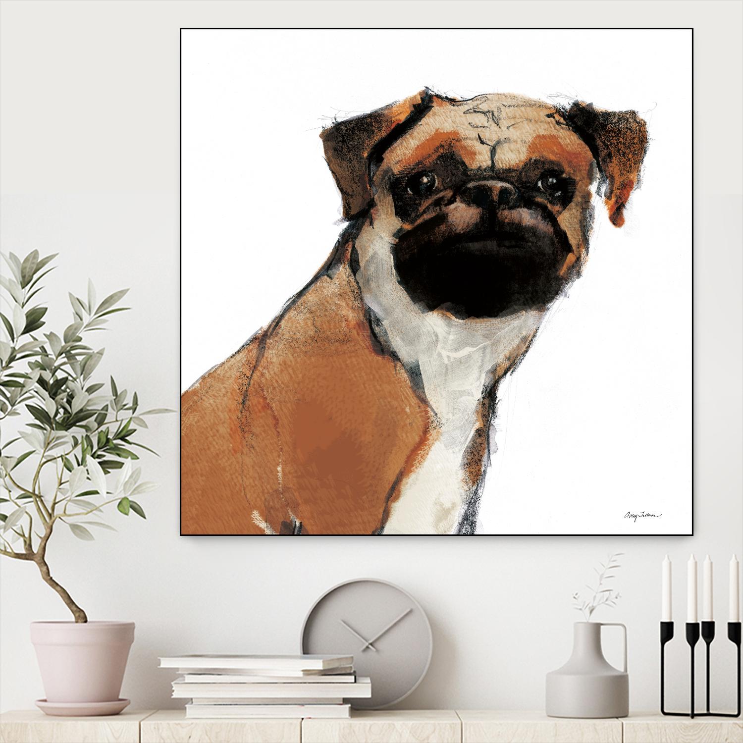 Orpheus Watercolor by Avery Tillmon on GIANT ART - brown animals