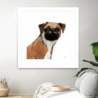 Orpheus Watercolor by Avery Tillmon on GIANT ART - brown animals