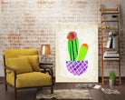 Collage Cactus I on Graph Paper by Melissa Averinos on GIANT ART - beige botany