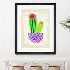 Collage Cactus I on Graph Paper by Melissa Averinos on GIANT ART - beige botany