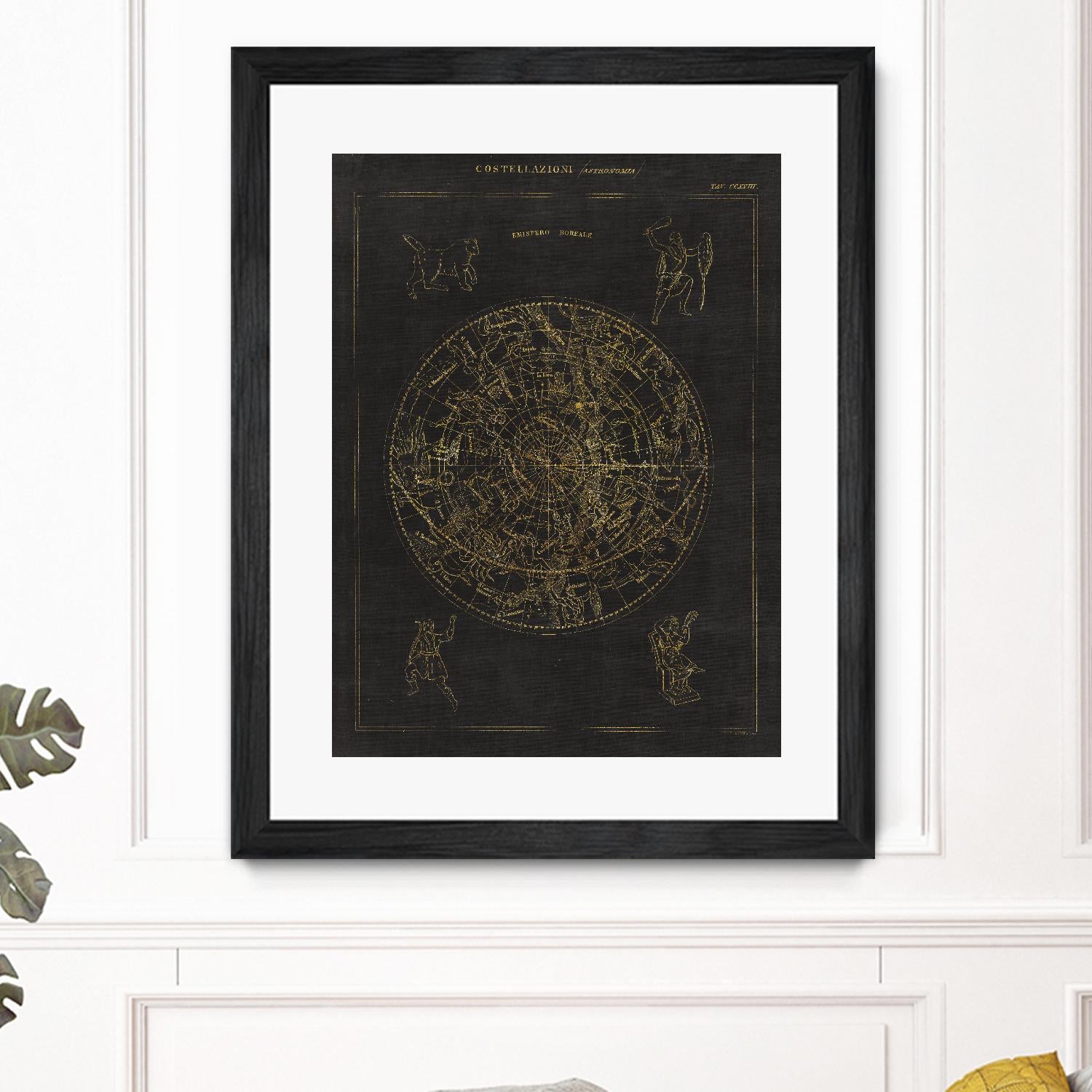 Collage Cactus IV on Graph Paper by Portfolio on GIANT ART - grey maps