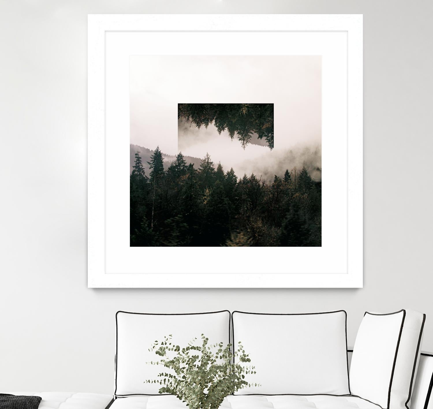 Reflected Landscape I by Laura Marshall on GIANT ART - white photo art