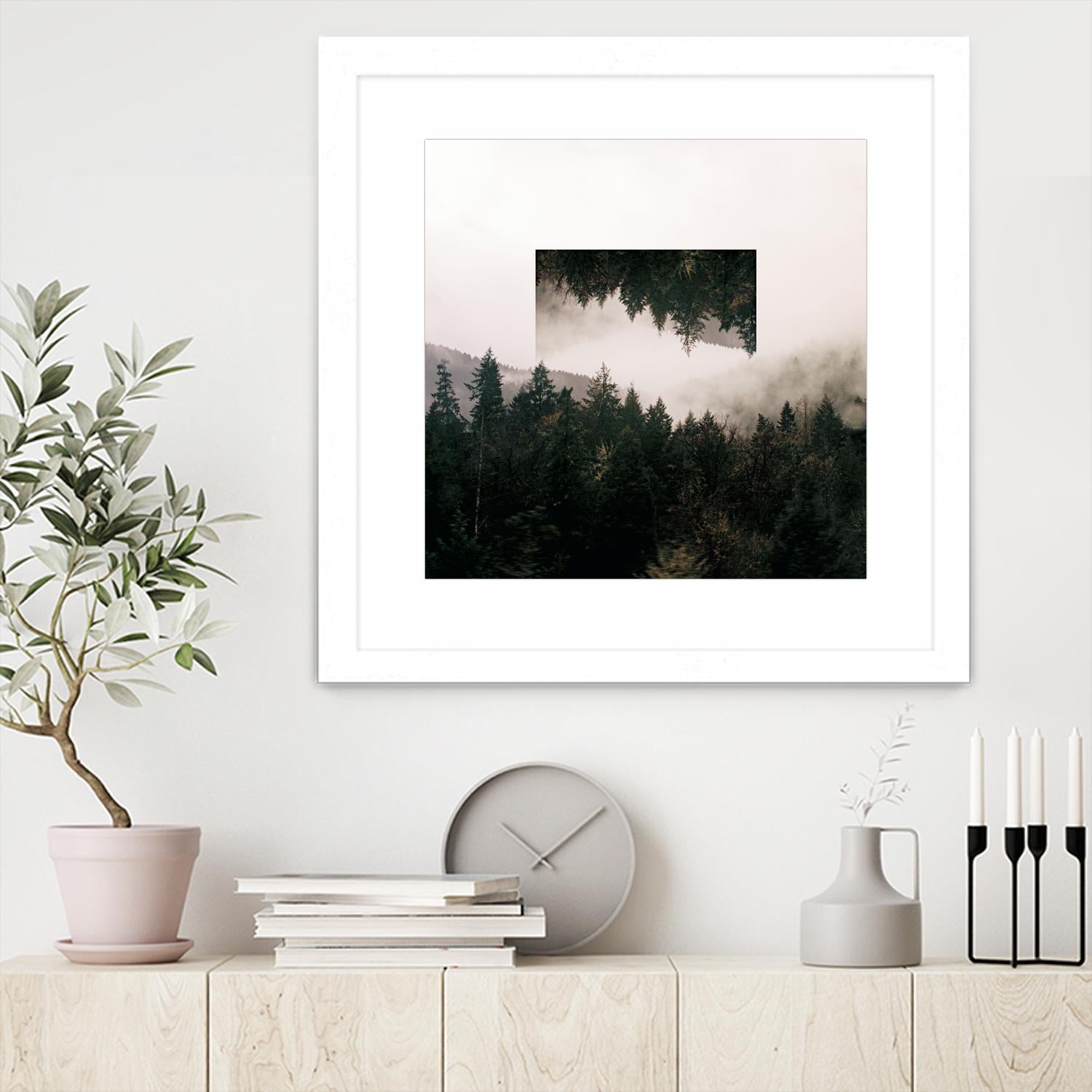 Reflected Landscape I by Laura Marshall on GIANT ART - white photo art