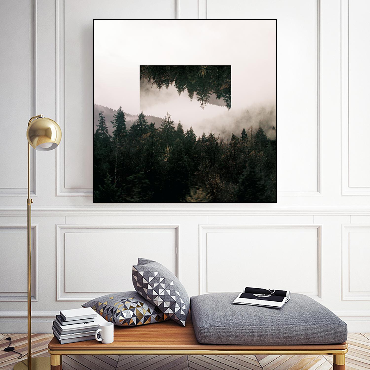 Reflected Landscape I by Laura Marshall on GIANT ART - white photo art
