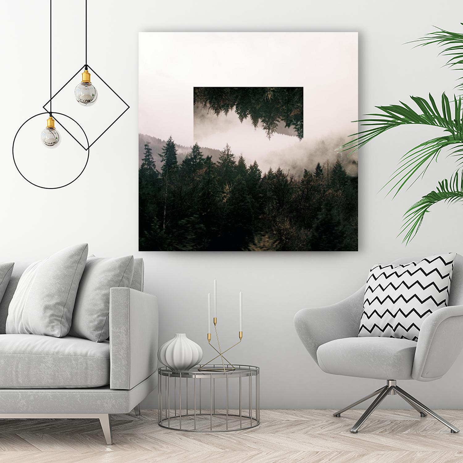 Reflected Landscape I by Laura Marshall on GIANT ART - white photo art