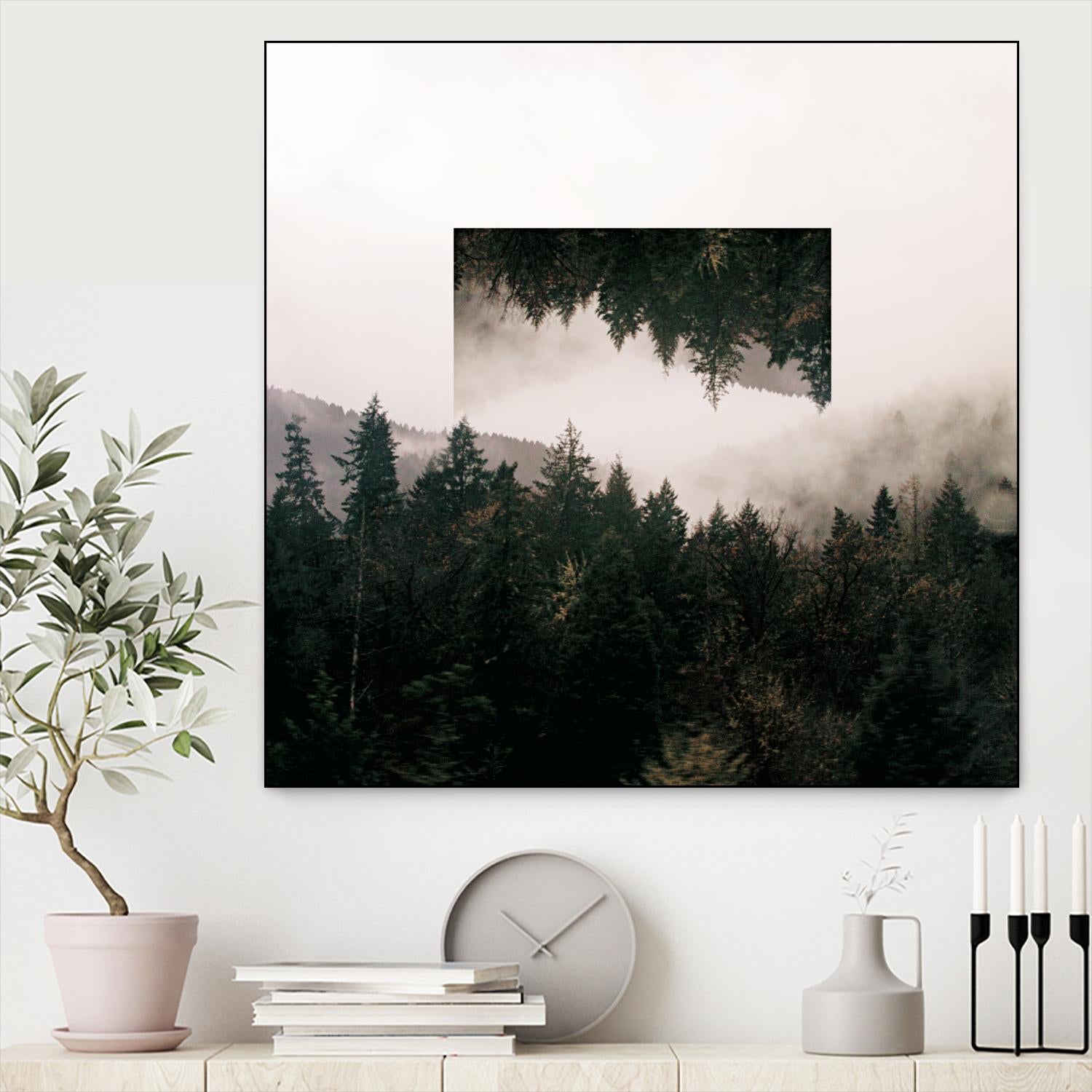 Reflected Landscape I by Laura Marshall on GIANT ART - white photo art