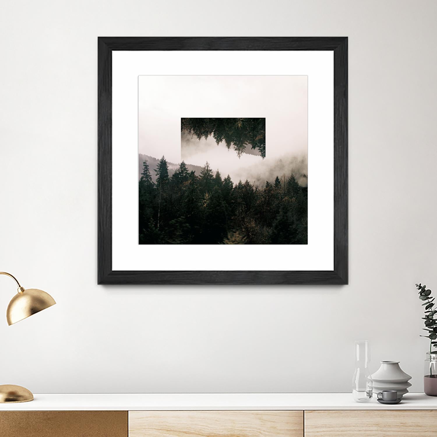 Reflected Landscape I by Laura Marshall on GIANT ART - white photo art