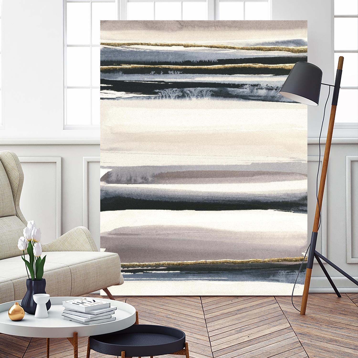 Gilded Grey III by Chris Paschke on GIANT ART - multi abstract abstract