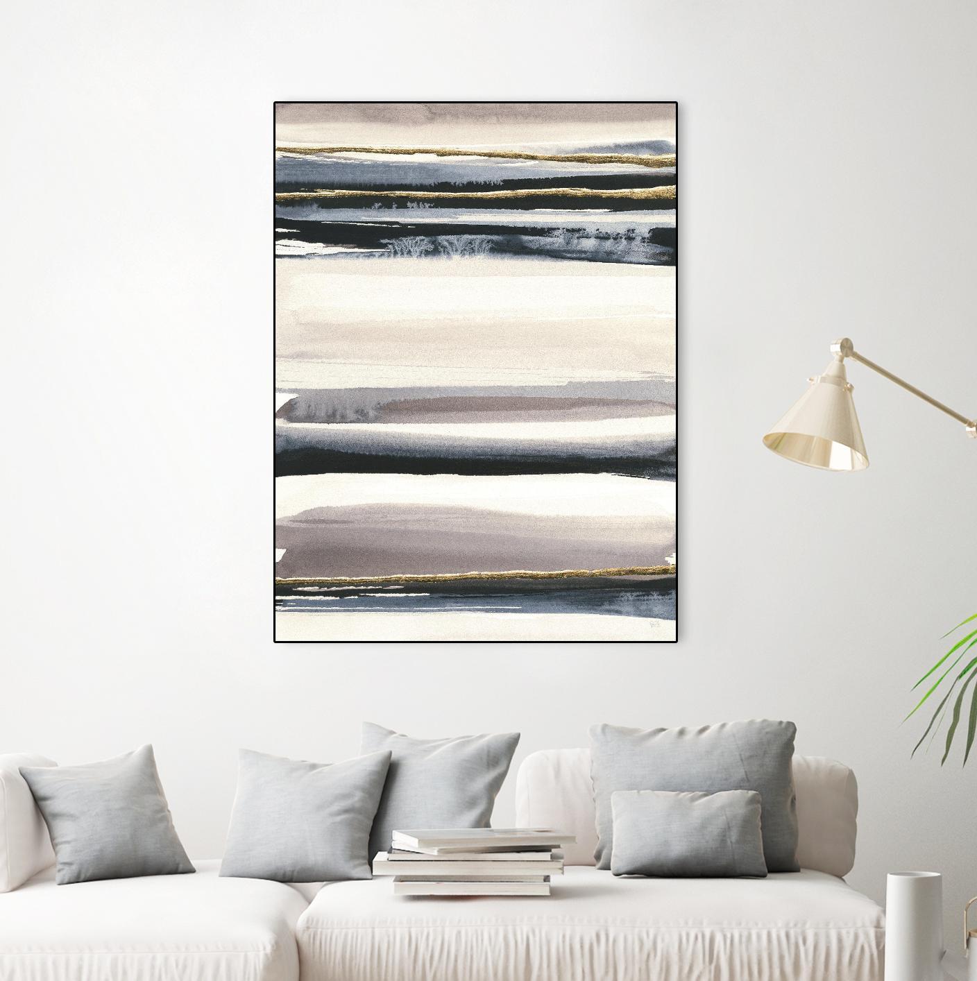 Gilded Grey III by Chris Paschke on GIANT ART - multi abstract abstract