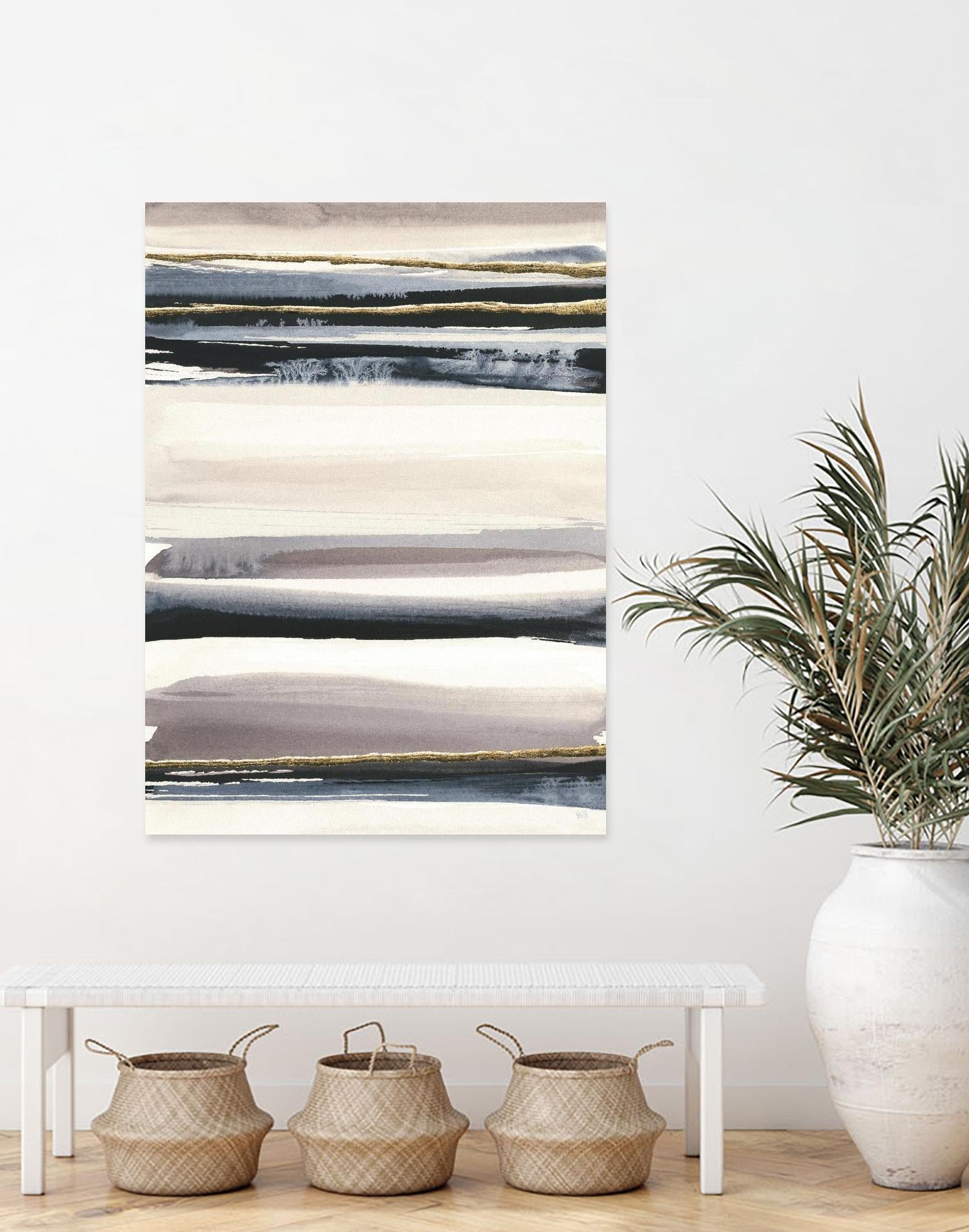 Gilded Grey III by Chris Paschke on GIANT ART - multi abstract abstract