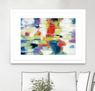 Island Town by Silvia Vassileva on GIANT ART - red abstract