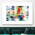 Island Town by Silvia Vassileva on GIANT ART - red abstract