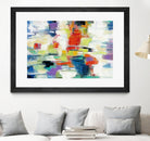 Island Town by Silvia Vassileva on GIANT ART - red abstract