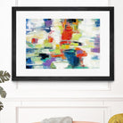 Island Town by Silvia Vassileva on GIANT ART - red abstract