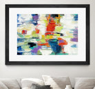 Island Town by Silvia Vassileva on GIANT ART - red abstract