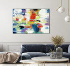 Island Town by Silvia Vassileva on GIANT ART - red abstract