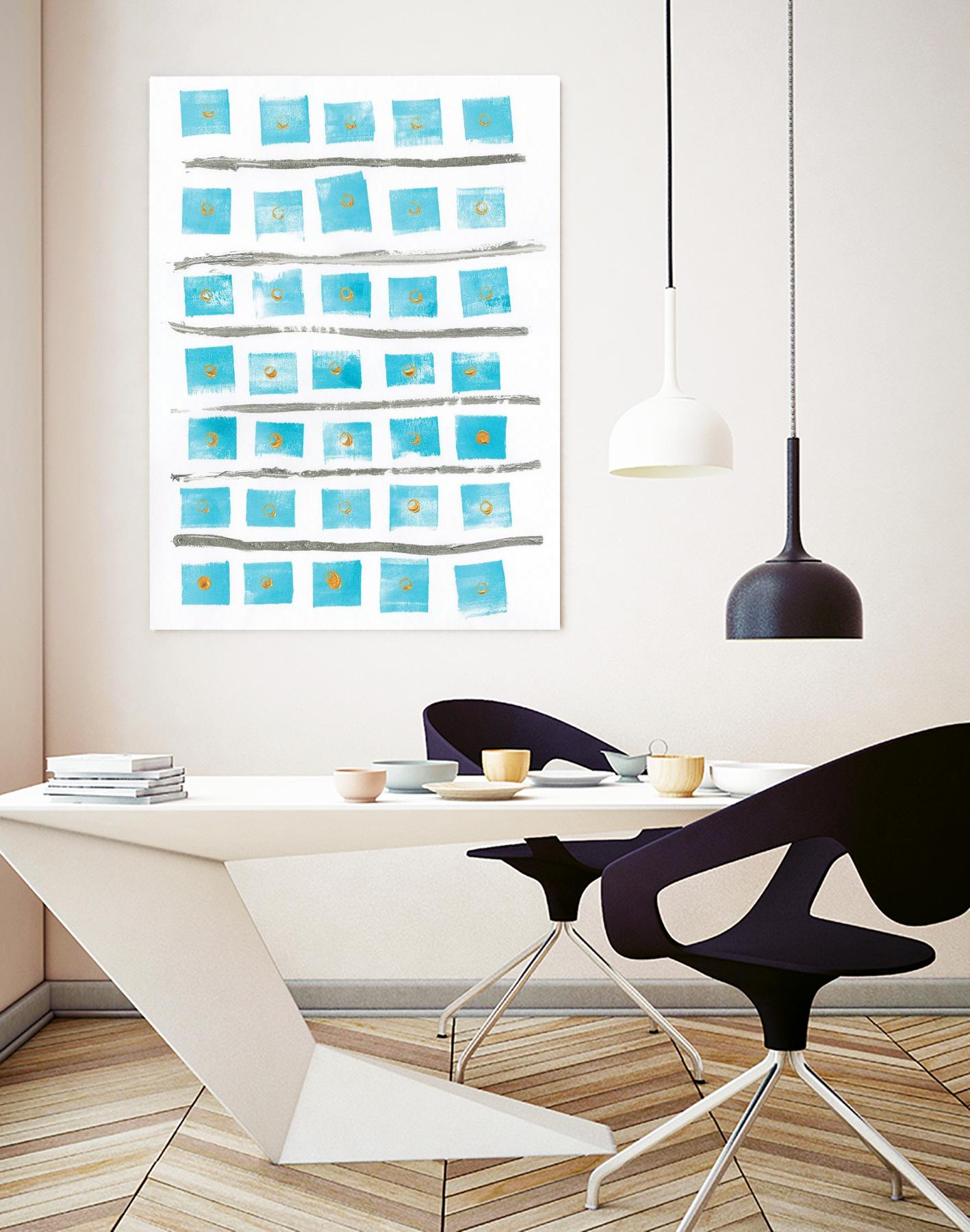 Ocean Blue II by Portfolio on GIANT ART - blue abstract