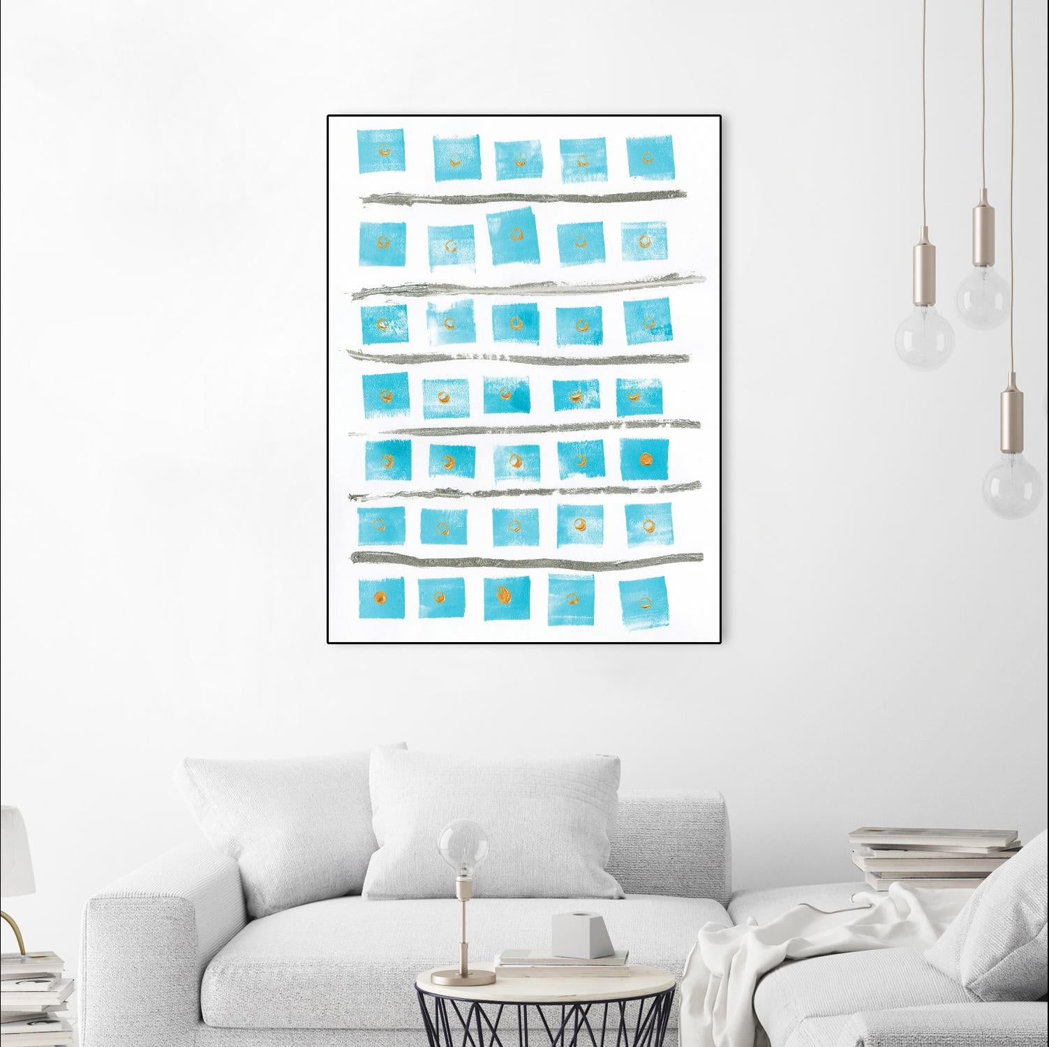 Ocean Blue II by Portfolio on GIANT ART - blue abstract