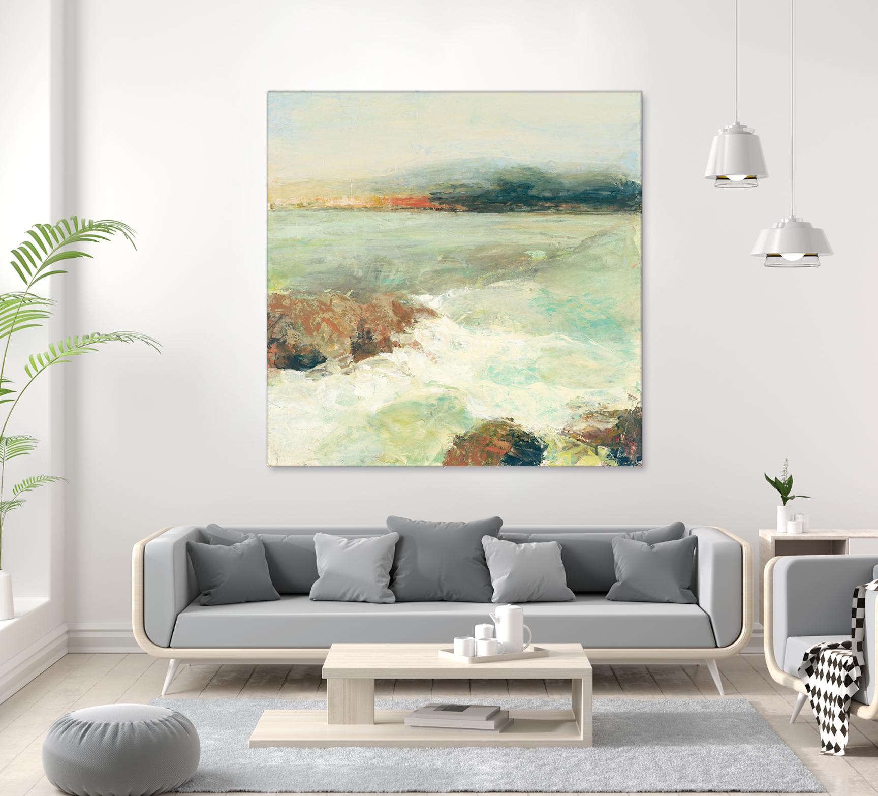 Point Lobos Crop by Julia Purinton on GIANT ART - brown abstract