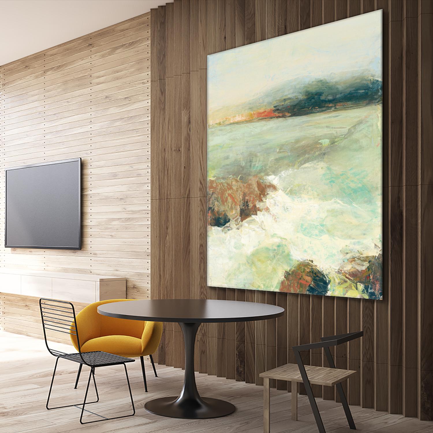 Point Lobos Crop by Julia Purinton on GIANT ART - brown abstract