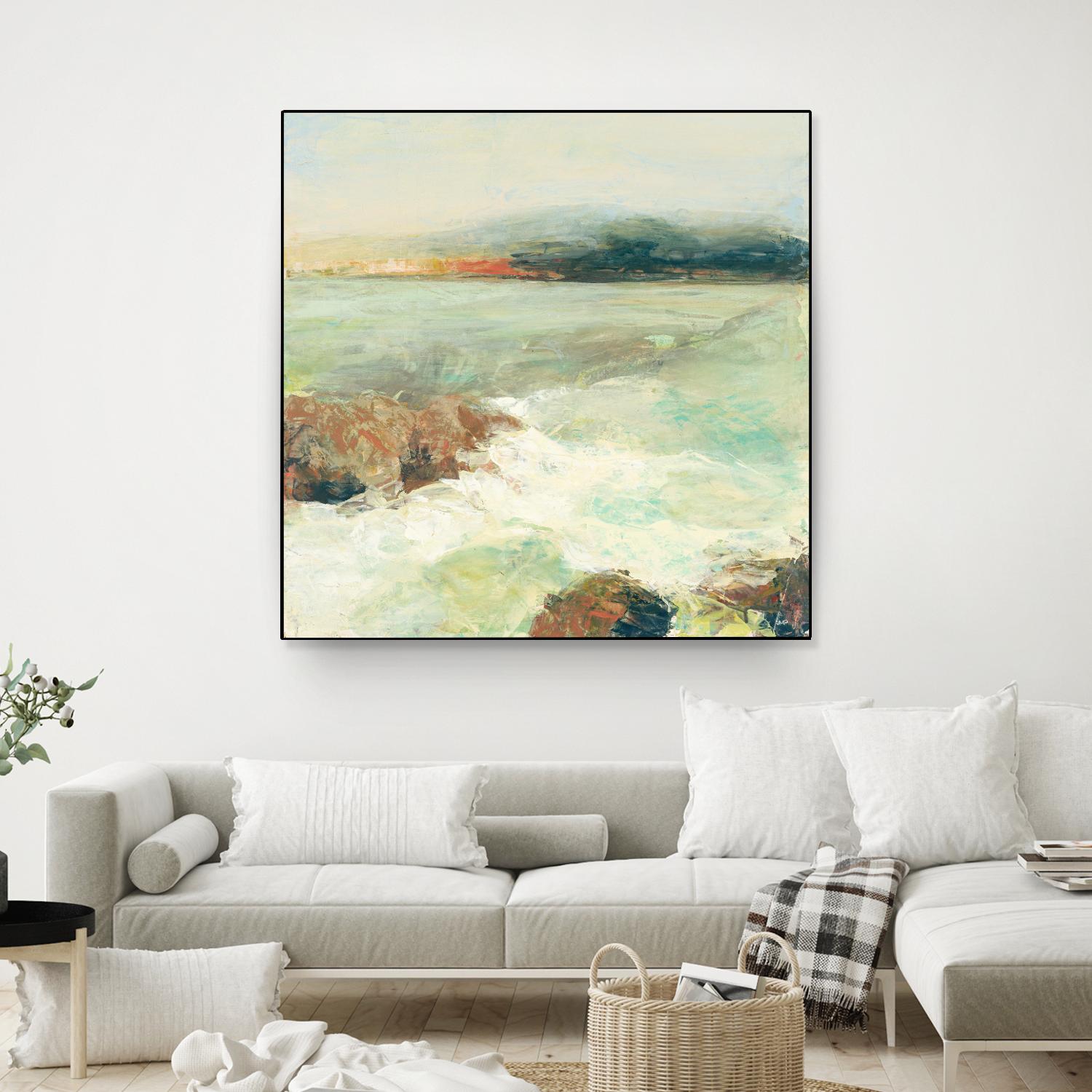 Point Lobos Crop by Julia Purinton on GIANT ART - brown abstract
