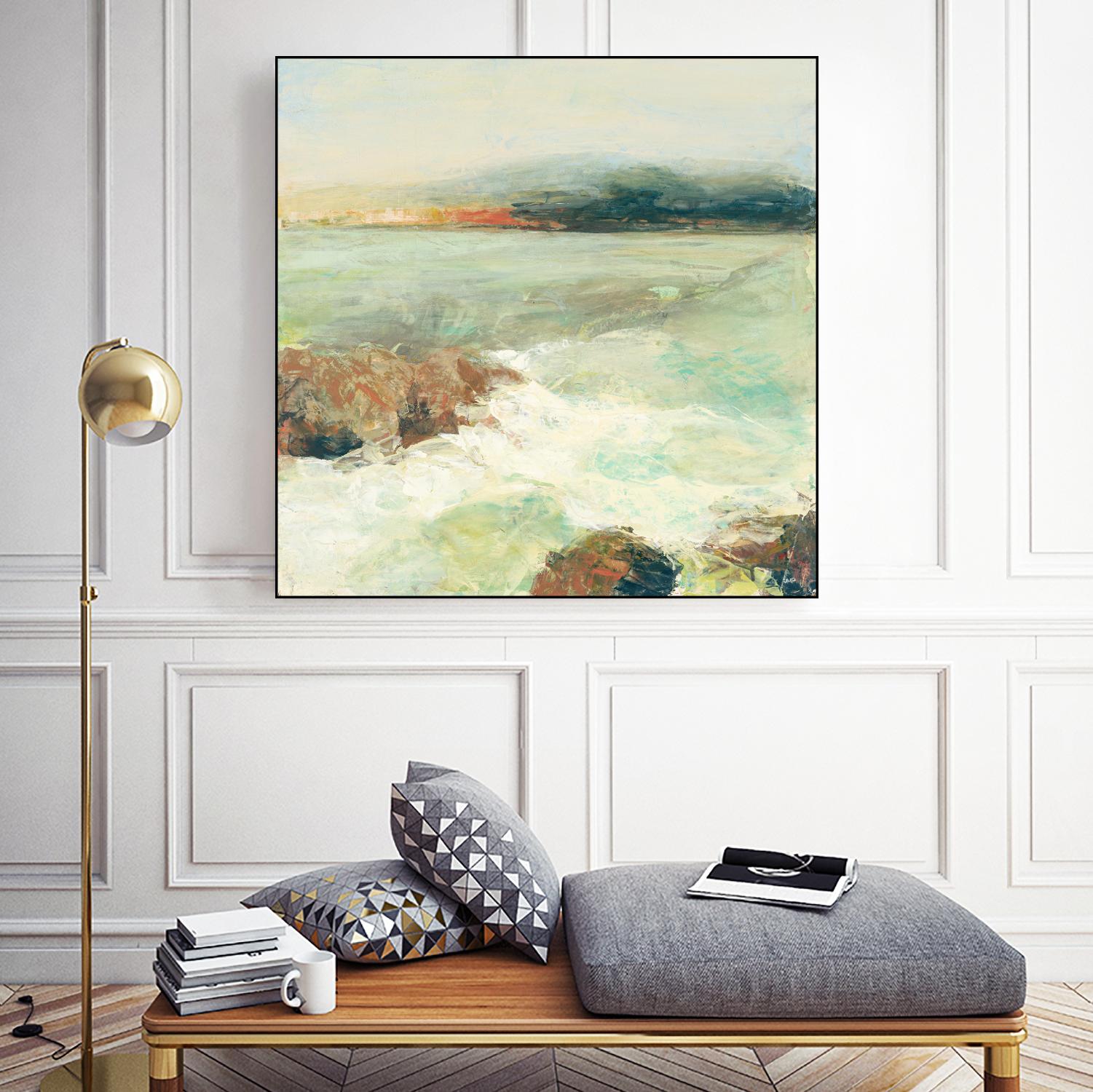 Point Lobos Crop by Julia Purinton on GIANT ART - brown abstract