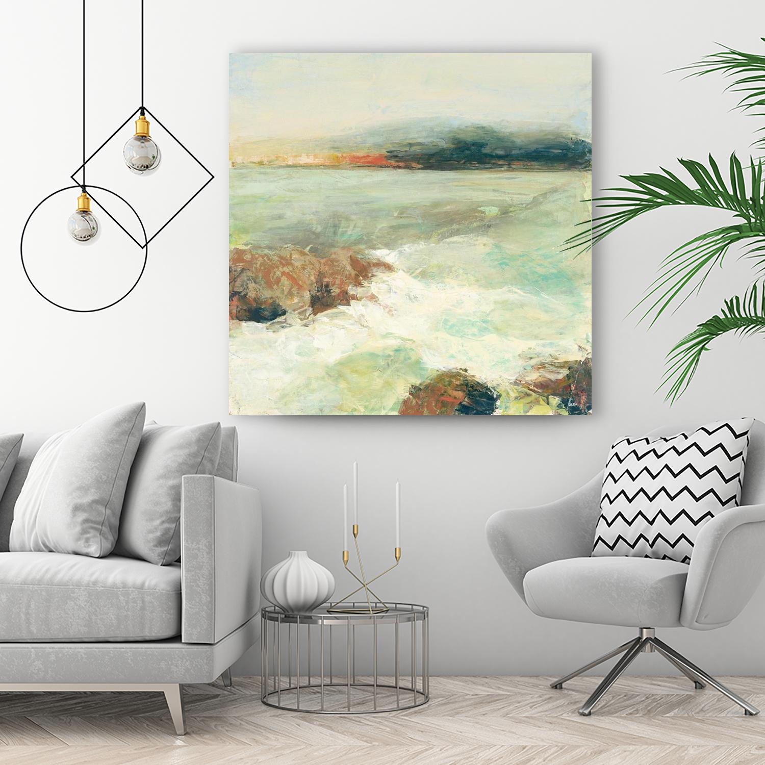 Point Lobos Crop by Julia Purinton on GIANT ART - brown abstract