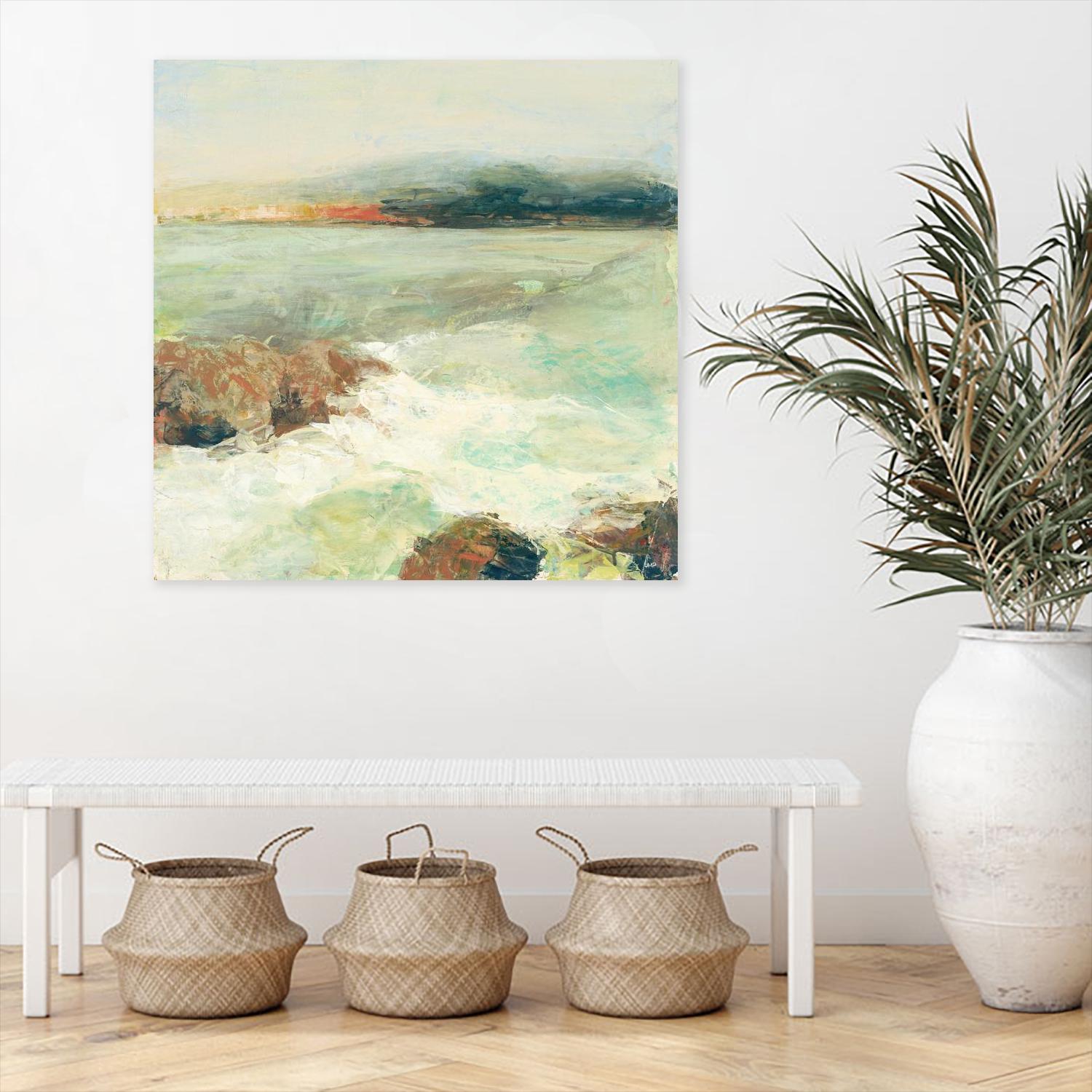 Point Lobos Crop by Julia Purinton on GIANT ART - brown abstract