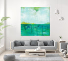 To the Shore by Melissa Averinos on GIANT ART - blue abstract