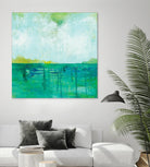 To the Shore by Melissa Averinos on GIANT ART - blue abstract
