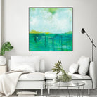 To the Shore by Melissa Averinos on GIANT ART - blue abstract
