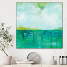 To the Shore by Melissa Averinos on GIANT ART - blue abstract
