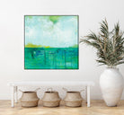 To the Shore by Melissa Averinos on GIANT ART - blue abstract