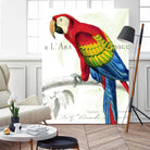 Parrot Botanique II by Portfolio on GIANT ART - blue tropical