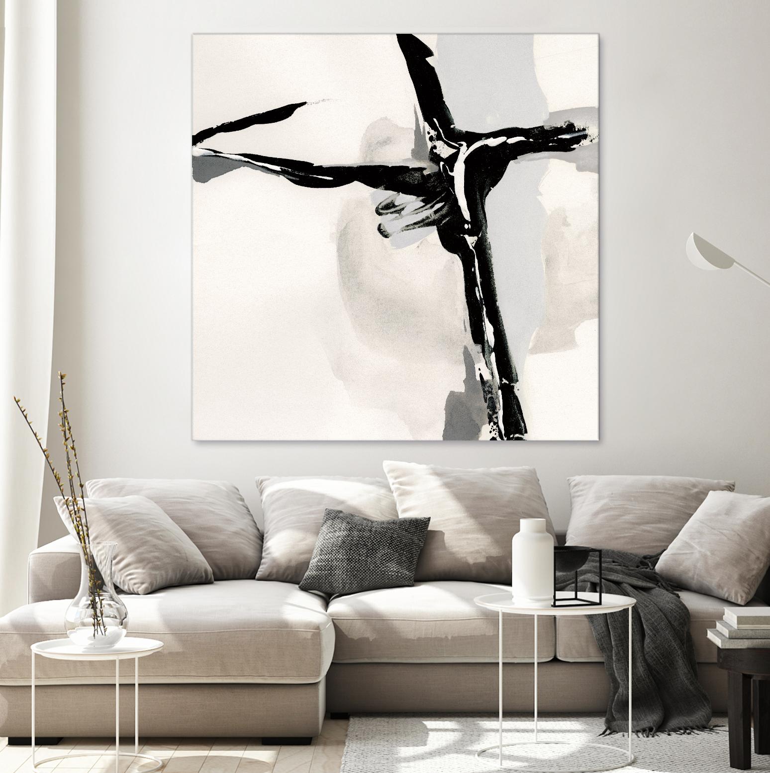 Creamy Neutral II by Chris Paschke on GIANT ART - white abstract