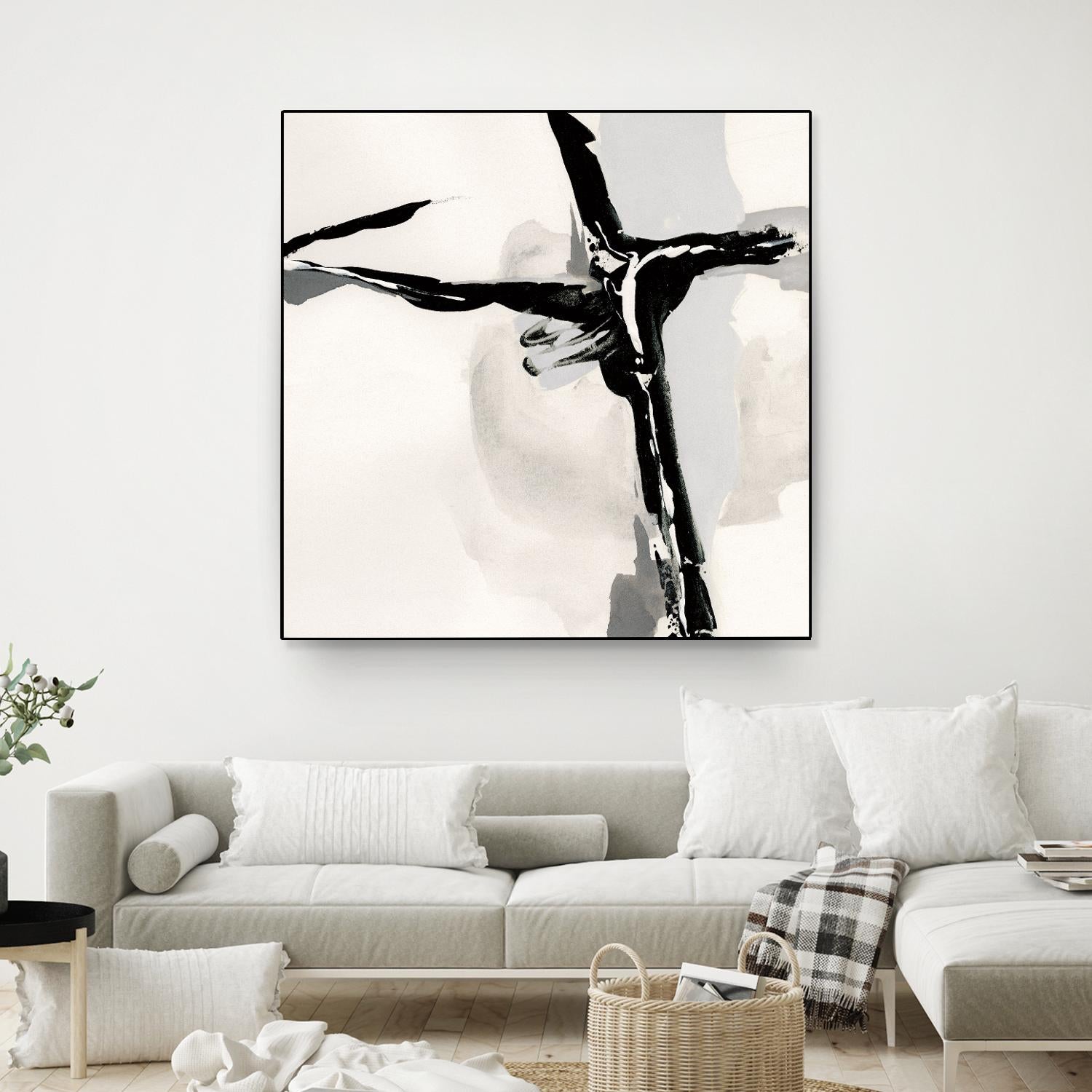 Creamy Neutral II by Chris Paschke on GIANT ART - white abstract