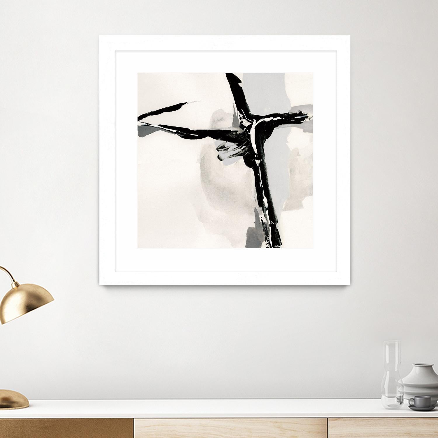 Creamy Neutral II by Chris Paschke on GIANT ART - white abstract