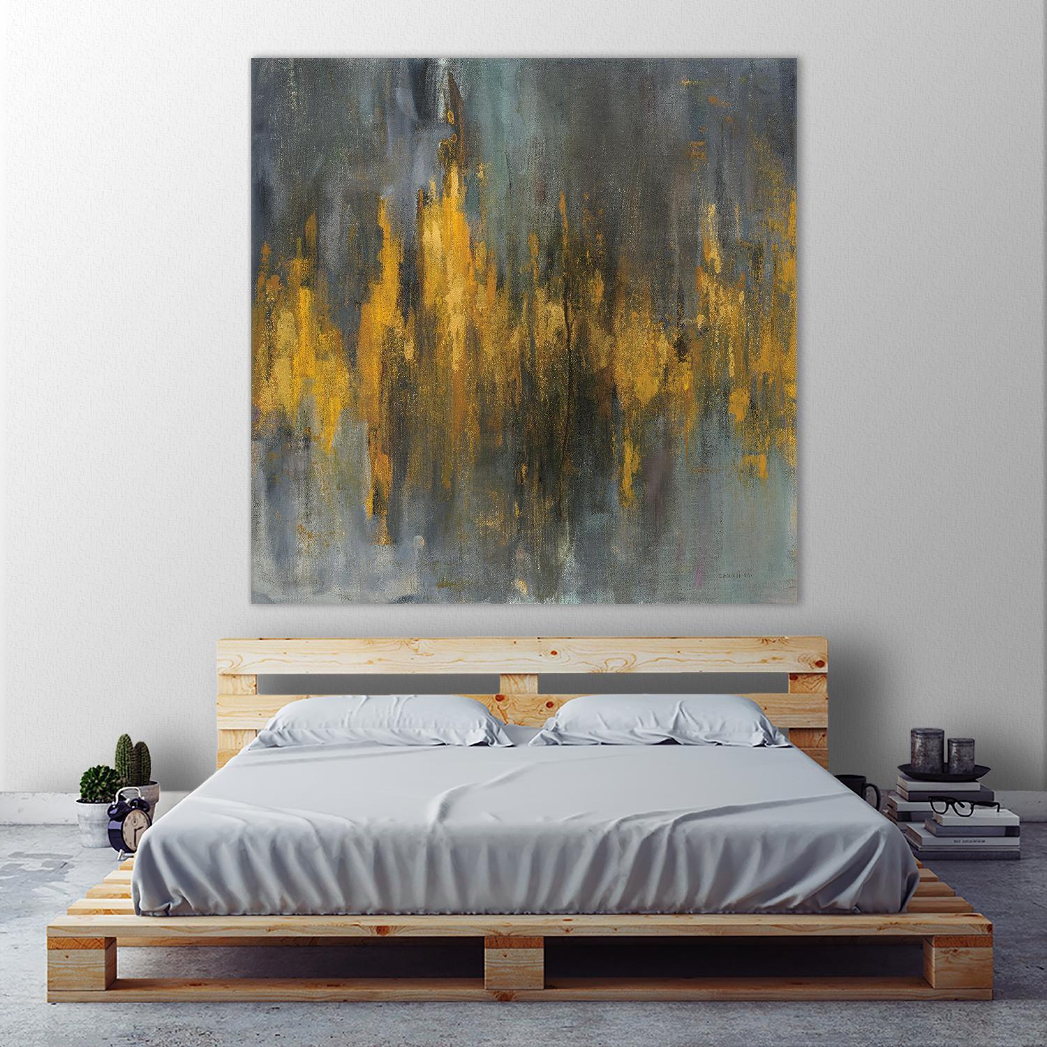 Black and Gold Abstract by Danhui Nai on GIANT ART - multi abstract abstract