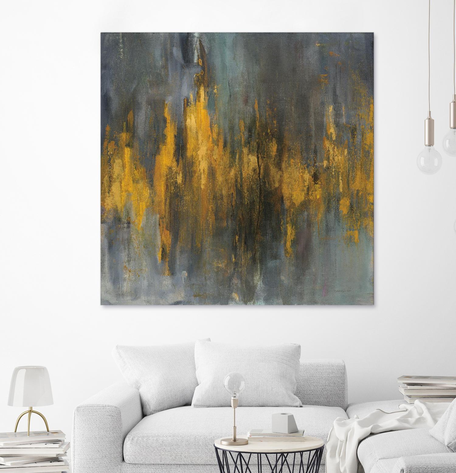 Black and Gold Abstract by Danhui Nai on GIANT ART - multi abstract abstract