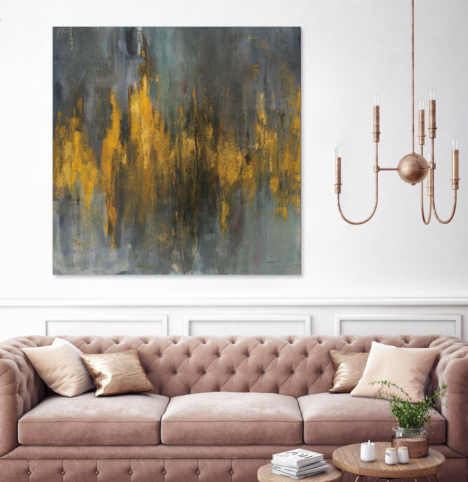 Black and Gold Abstract by Danhui Nai on GIANT ART - multi abstract abstract