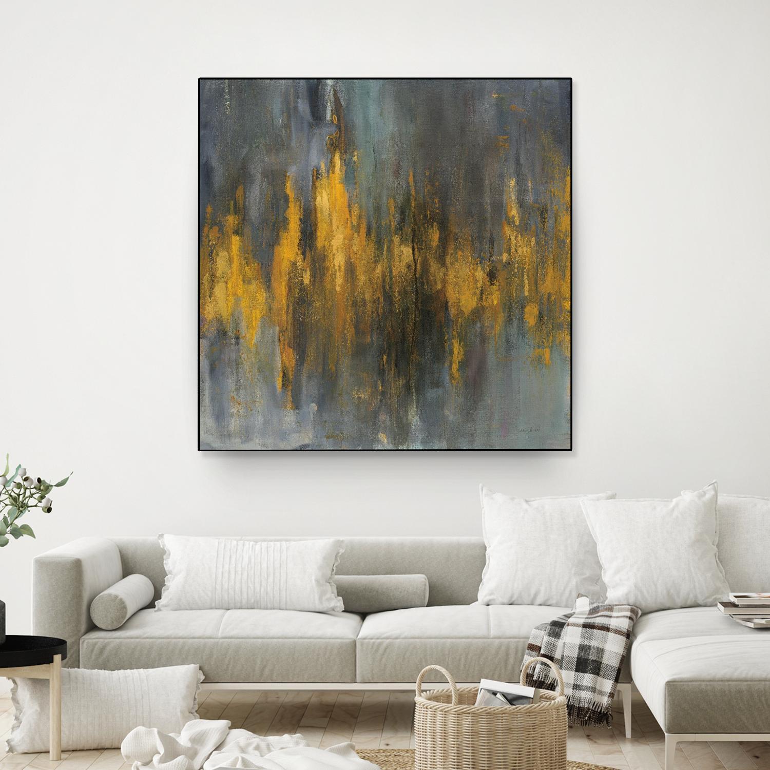Black and Gold Abstract by Danhui Nai on GIANT ART - multi abstract abstract