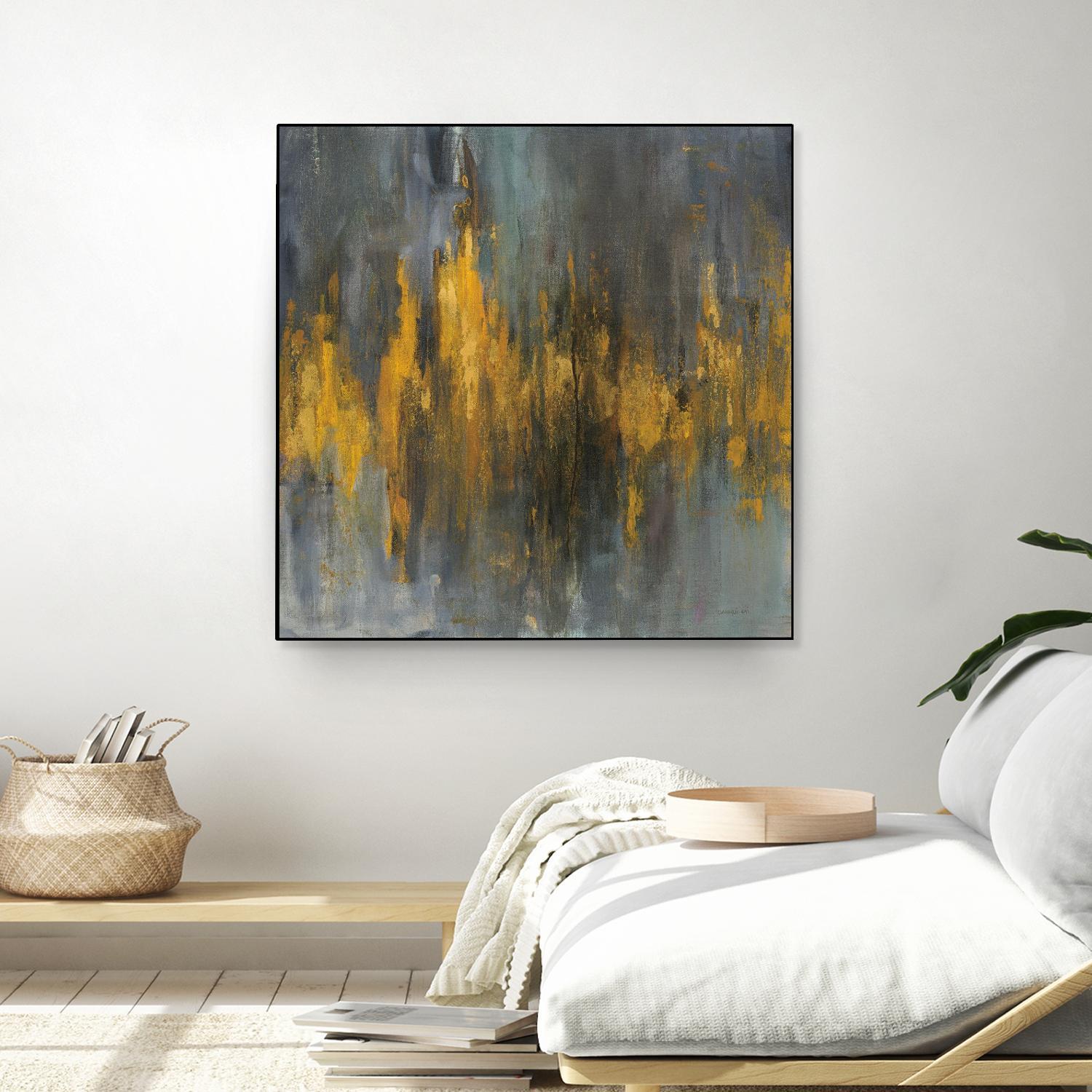 Black and Gold Abstract by Danhui Nai on GIANT ART - multi abstract abstract