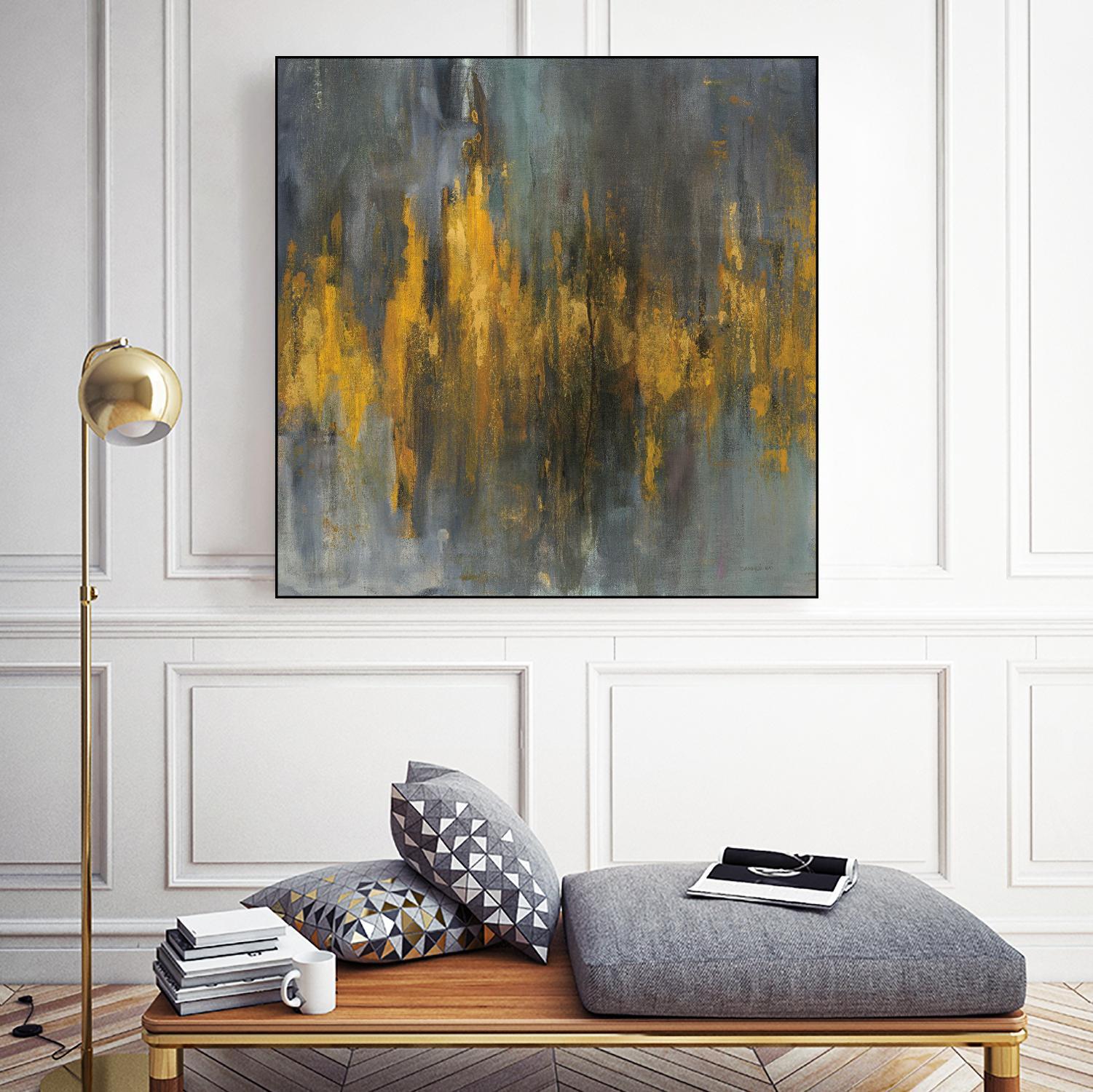 Black and Gold Abstract by Danhui Nai on GIANT ART - multi abstract abstract