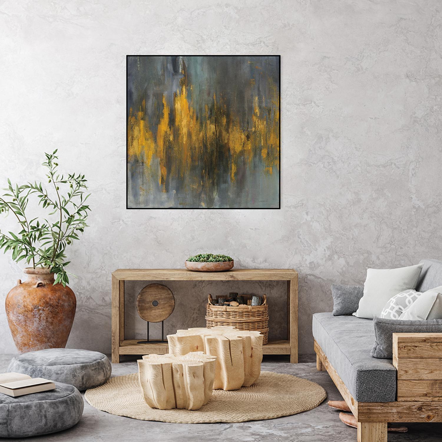 Black and Gold Abstract by Danhui Nai on GIANT ART - multi abstract abstract